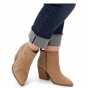 Torrid Tan Chelsea Heel Ankle Boots